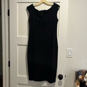 Betabrand Sweetheart Neckline Dress in Black